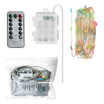 LUZ MULTICOLOR CON CONTROL 200 LUCES 20M