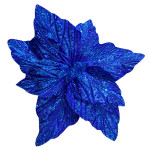FLOR NAVIDEÑA AZUL 40CM (BJX60)