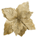 FLOR NAVIDEÑA DORADA 40CM (BJX60)
