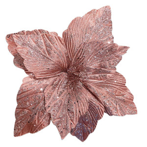 FLOR NAVIDEÑA PALO ROSA 40CM (BJX60)