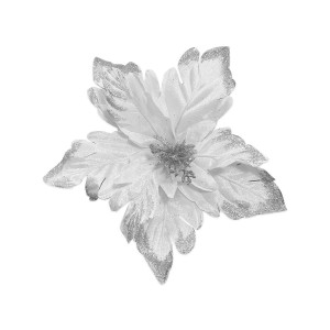 FLOR NAVIDEÑA BLANCA 33CM (BJX80)