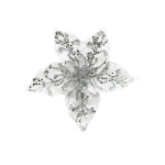 FLOR NAVIDEÑA BLANCA 24CM (BJX120)