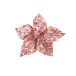 FLOR NAVIDEÑA PALO ROSA 24CM (BJX120)