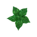 FLOR NAVIDEÑA VERDE 24CM (BJX120)
