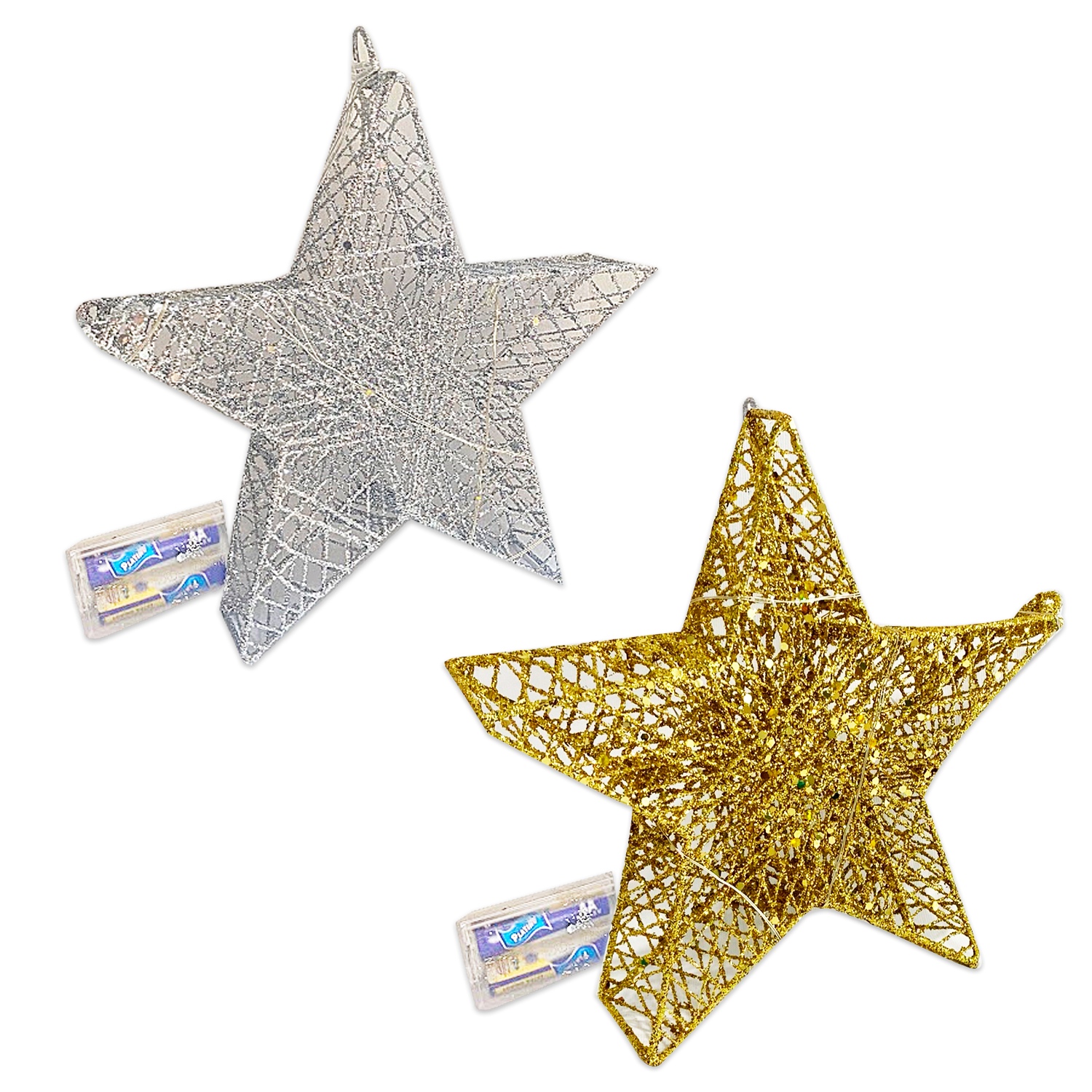 ADORNO ESTRELLA NAVIDEÑA CON LUZ