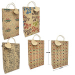 BOLSA DE REGALO ECOLOGICA GD FELIZ DIA (PQTX12)