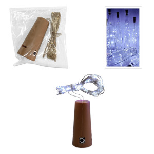 LUZ PARA GLOBO BLANCA TIPO CORCHO 3M