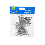MARIPOSA DECORATIVA PLATEADA X12 (PQTX12)