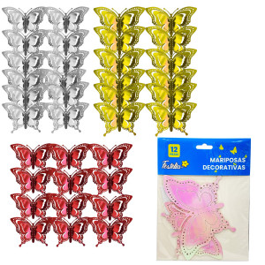 MARIPOSA DECORATIVA X12 (PQTX12)
