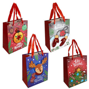 BOLSA REGALO NAVIDEÑA (PQTX12)