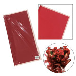 PAPEL COREANO ROJO BORDE METALIZADO X20: