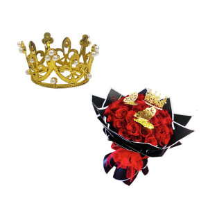 CORONA PLASTICA DECORATIVA 5.5CM