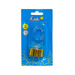 LAMPARA LED # 9 CON BASE DORADA (PQTX12)