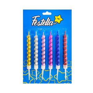 VELA METALIZADA X6 (CJX24)