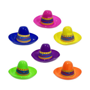 SOMBRERO FIESTA MEXICANO 15*7CM (PQTX12XMOD)
