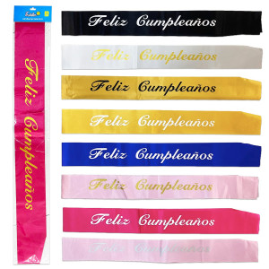 LISTON FELIZ CUMPLEAÑOS (PQTX12)