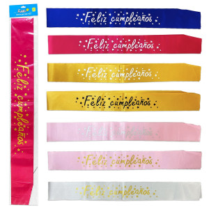 LISTON FELIZ CUMPLEAÑOS (PQTX12)