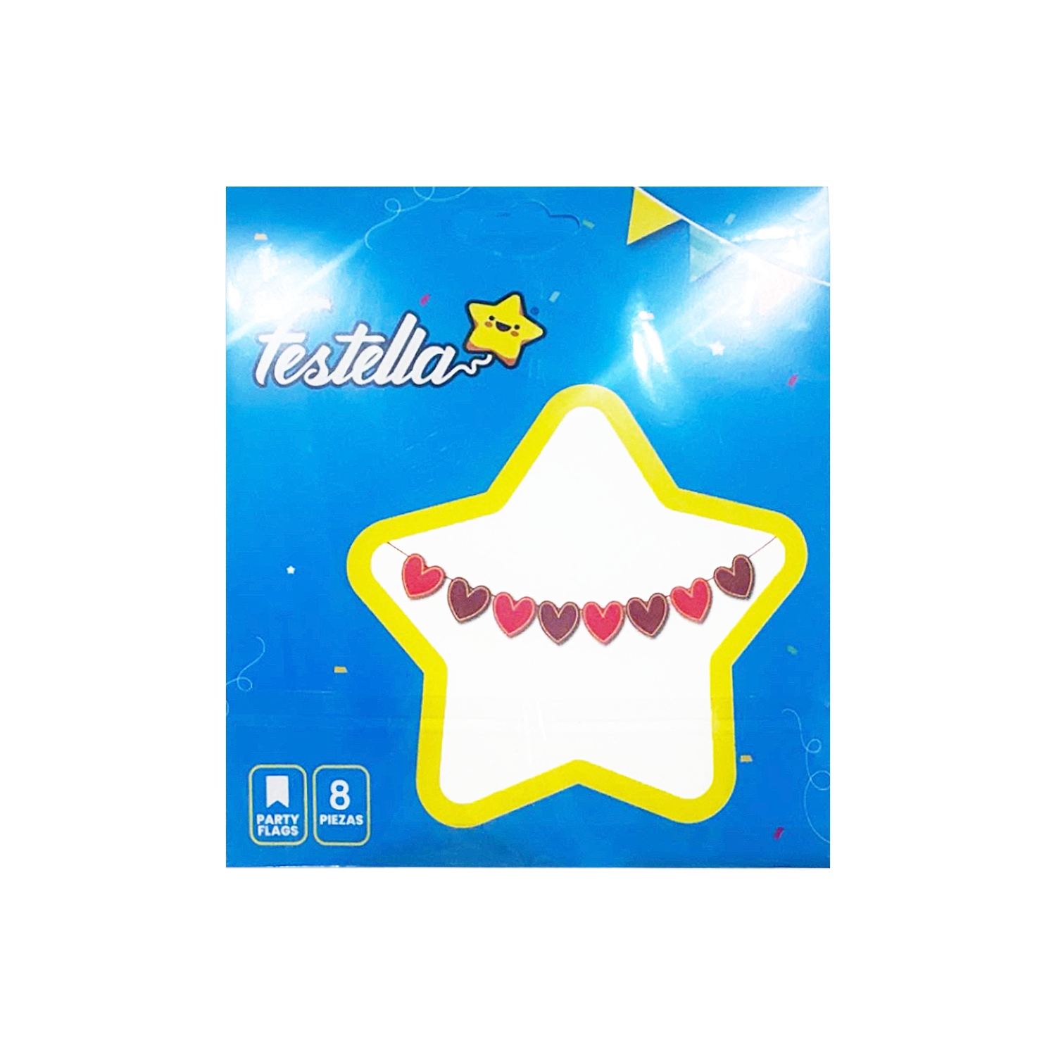 LETRERO CORAZONES (PQTX12):