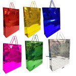 BOLSA REGALO HOLOGRAMA 32*45*9.5CM (PQTX12)