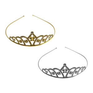 DIADEMA METALICA DECORATIVA (PQTX10)