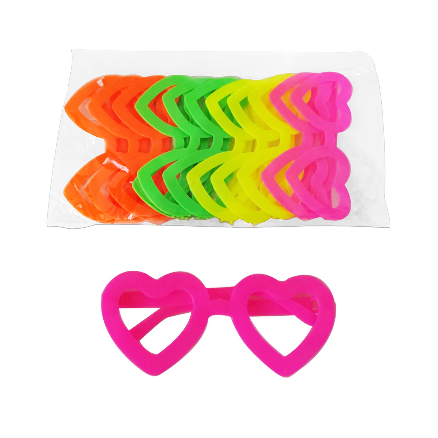 GAFAS PARA FIESTA CORAZON (PQTX12)