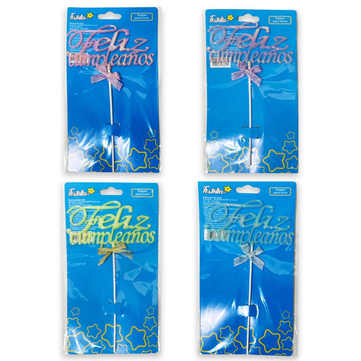 ADORNO FELIZ CUMPLEAÑOS PARA PASTEL (PQTX12)