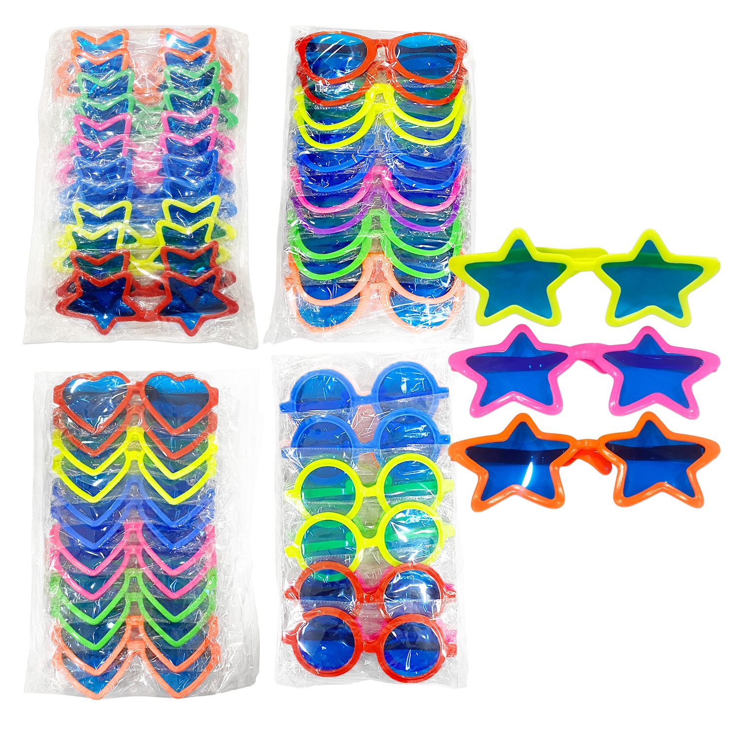 GAFAS PARA FIESTA SURTIDA (PQTX12XMODELO)