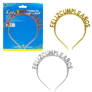 DIADEMA FELIZ CUMPLEAÑOS