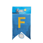 BANDERIN FELIZ CUMPLEAÑOS RELIEVE AZUL (PQTX12)