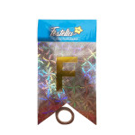 BANDERIN FELIZ CUMPLEAÑOS HOLOGRAMA PLATEADO (PQTX12)