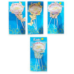 ADORNO MARIPOSA FELIZ CUMPLEAÑOS PARA PASTEL (PQTX12)