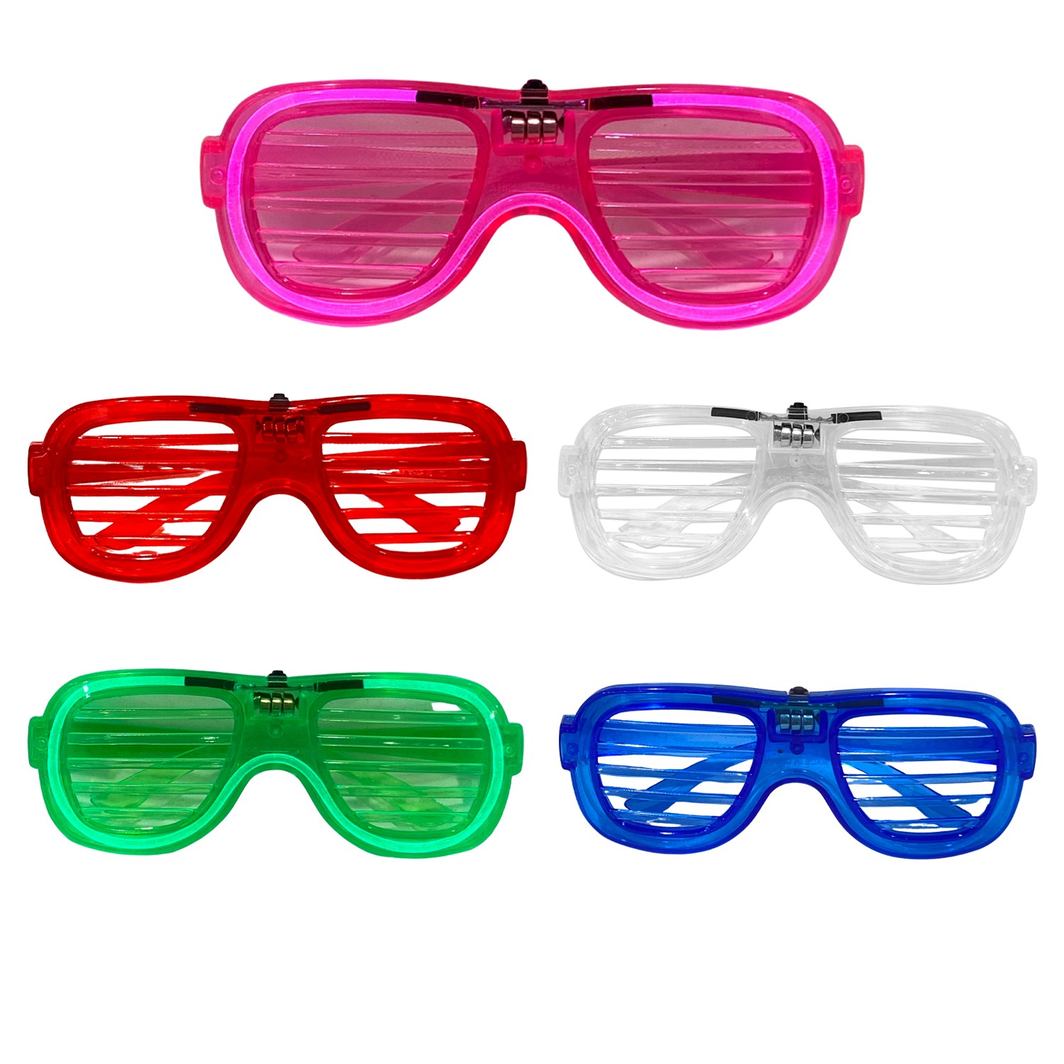 GAFAS NEON RAYAS CON LUZ PARA FIESTA