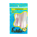 CORTINA DE FIESTA LISA TORNASOL 1*2M (PQTX12)