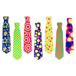 PAQUETE DE CORBATA FIESTA HOLOGRAMA X12