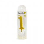 VELA NUMERO #1 DORADO (CJX24)