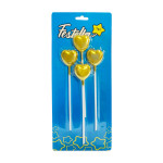 VELA CORAZON DORADA X4 (CJX30)