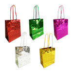 BOLSA REGALO HOLOGRAMA MINI  11.5*14.5*6.5CM (PQTX12)