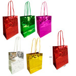 BOLSA REGALO HOLOGRAMA MINI  11.5*14.5*6.5CM (PQTX12)
