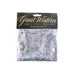 ESCARCHA PARA GLOBO PELOS PLATEADA  (PQTX12)