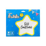 LETRERO FELIZ CUMPLEAÑOS NEGRO (PQTX12)