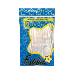 CORTINA DE FIESTA LISA PLATEADA 1*2M (PQTX12)