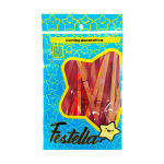 CORTINA DE FIESTA LISA ROJA 1*2M (PQTX12)