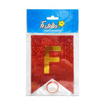 BANDERIN FELIZ CUMPLEAÑOS HOLOGRAMA ROJO (PQTX12)