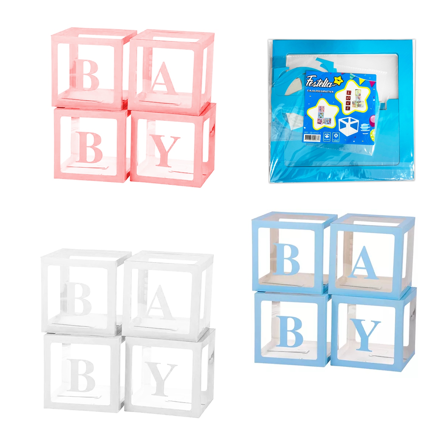 CAJA DECORATIVA PARA GLOBOS