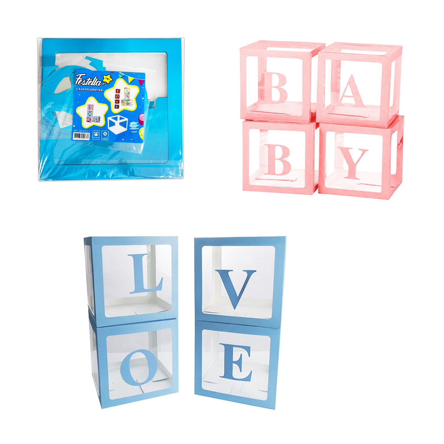 CAJA DECORATIVA PARA GLOBOS