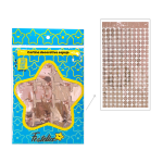 CORTINA DE FIESTA ESPEJO CUADRO PQ PALO ROSA 1*2M (PQTX12)