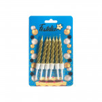 VELA DORADA X6 EN BLISTER (CJX100)