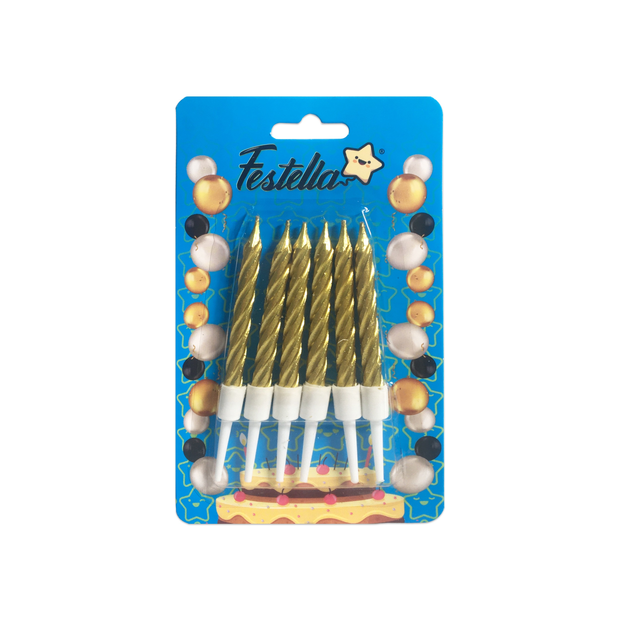 VELA DORADA X6 EN BLISTER (CJX100)