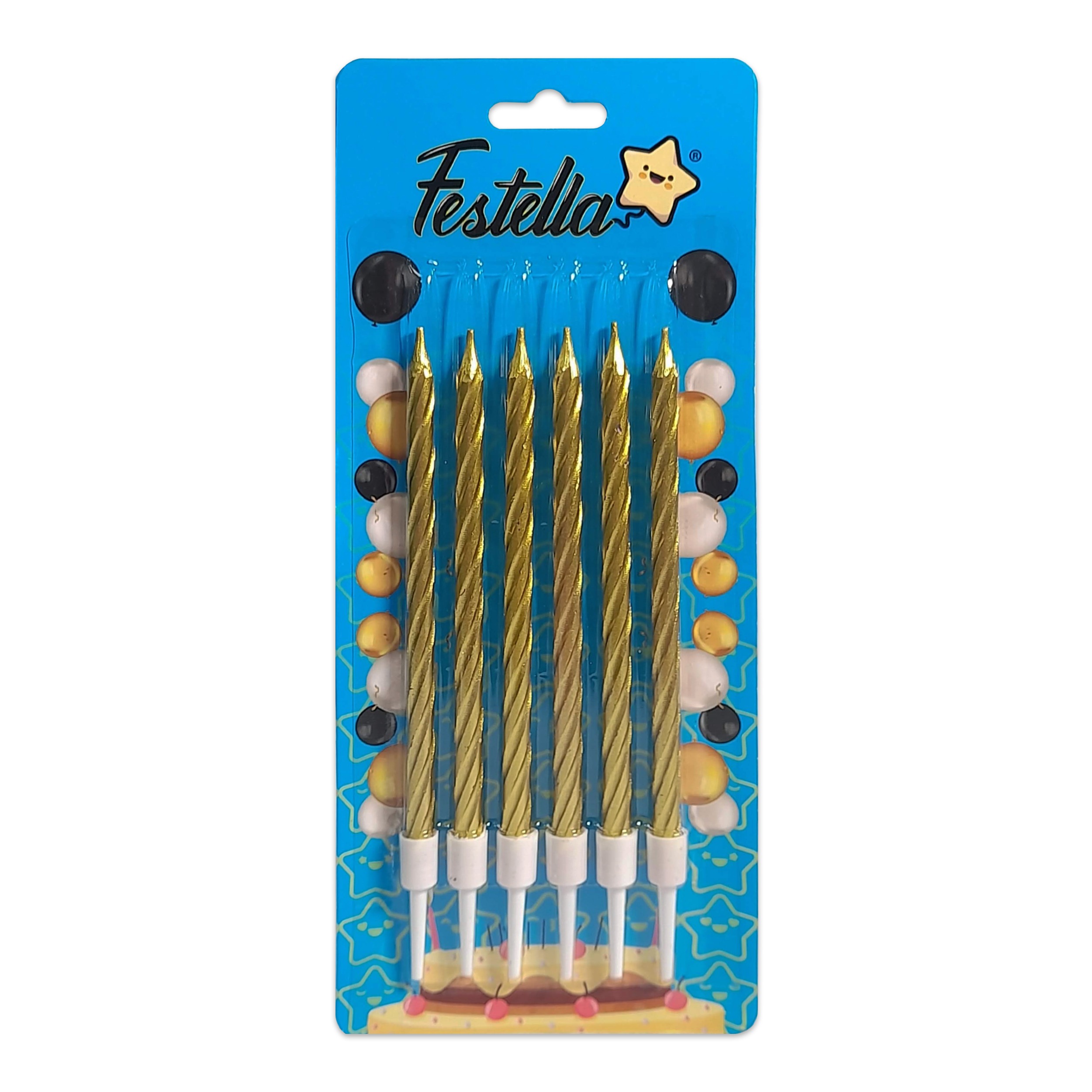 VELA DORADA X6 EN BLISTER (CJX24)