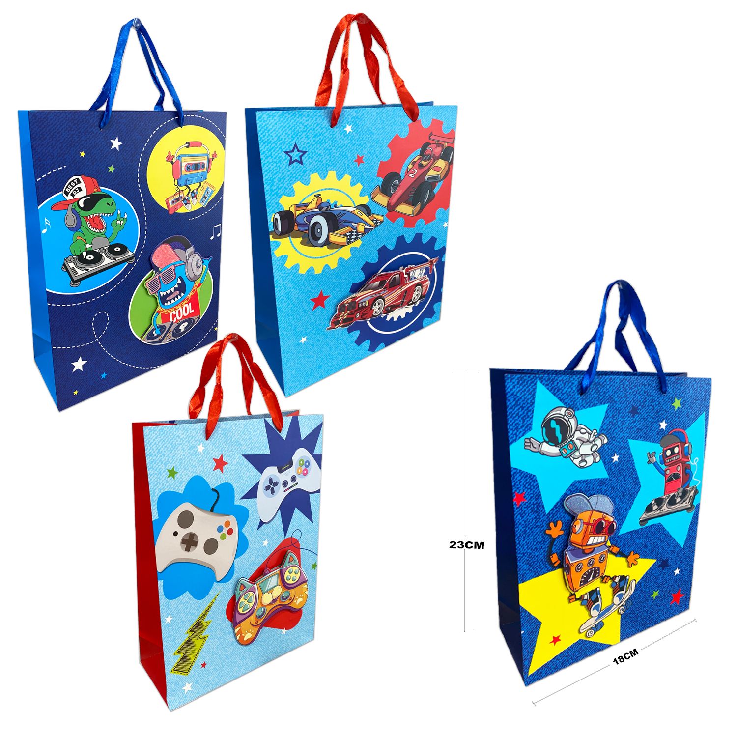 BOLSA REGALO NIÑO (PQTX12)